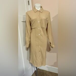 Magaschoni Organic Cotton Shirt Dress